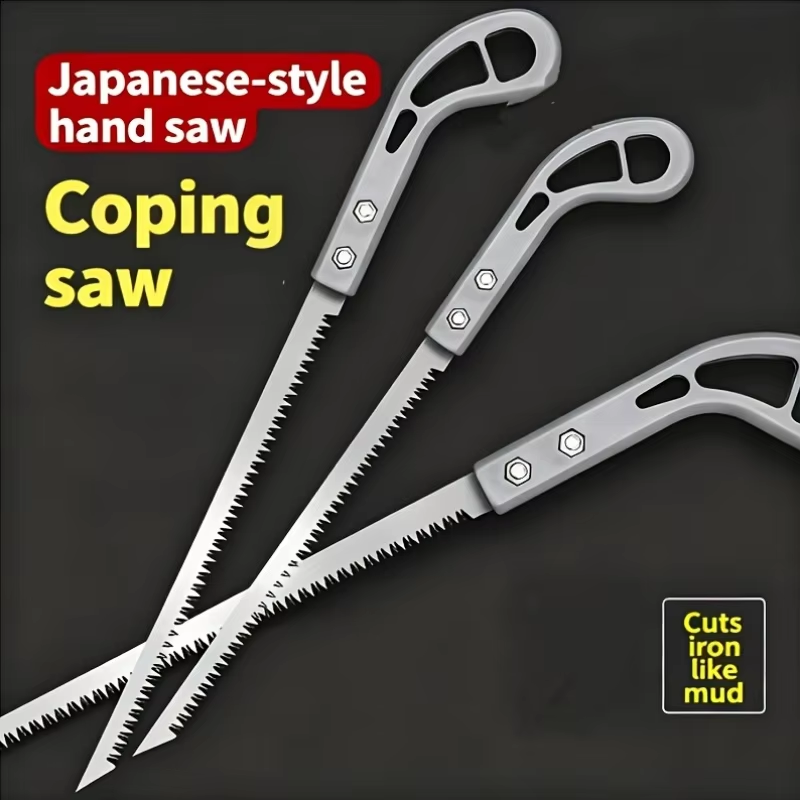 Gardening Hand Tools Japanese - ชุดเลื่อยตัดกิ่งแบบญี่ปุ่น 3 ชิ้น เลื่อยมือสำหรับงานสวนและตัดกิ่งไม้ เครื่องมือสำหรับตัดต้นไม้ ฮิวแมนเมคคานิกส์