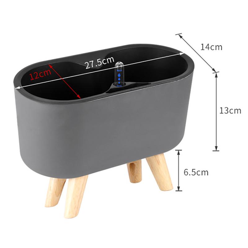 โรงงานในร่มที่มีตัวบ่งชี้ไม้ขา - Automatic Plant Waterer บทวิจารณ์และราคา